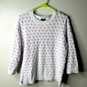 Crewneck 3/4  sleeve sweater by Talbots